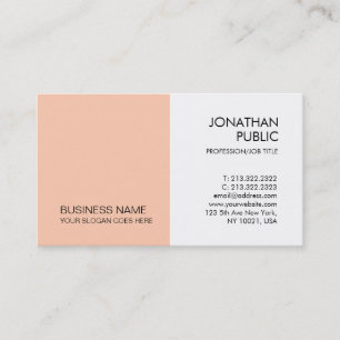 Modern Elegant Corporate Company Personalised Business Card