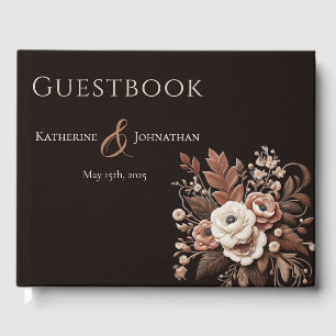 Modern Elegant Country Western- Flora Guest Book