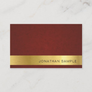 Modern Elegant Creative Gold Look Soft Silk Luxe Business Card