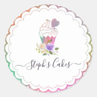 Modern elegant custom cakery business