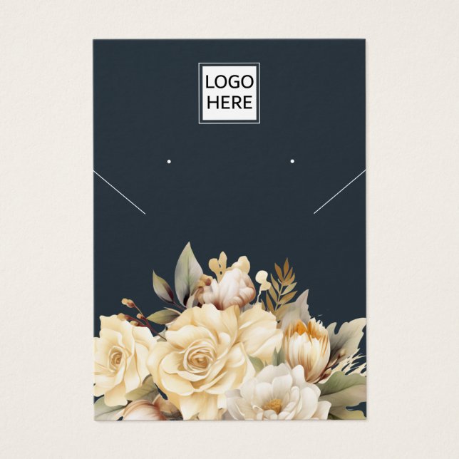 Modern Elegant custom jewellery earring display ca (Front)