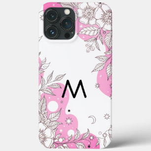 Modern elegant cute girly simple florals Case-Mate iPhone 13 Pro Max Case