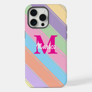 Modern elegant cute simple shiny  iPhone 15 pro max case