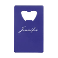Modern Elegant Cute Unique Deep Blue Calligraphy