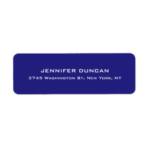 Modern Elegant Cute Unique Deep Blue Coloured