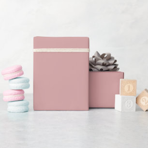 Modern Elegant Dusty Pink Birthday Wedding Party  Wrapping Paper
