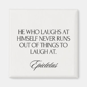 Modern Elegant Epictetus Stoic Chic Magnet