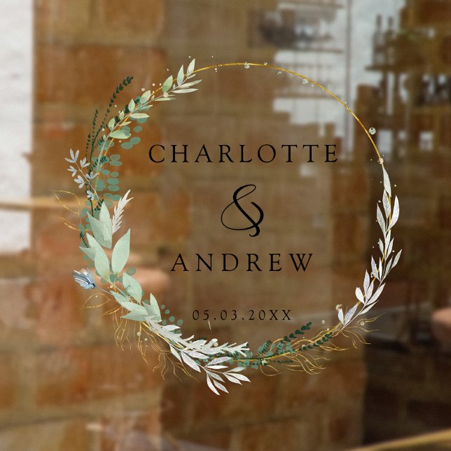 Modern, elegant, eucalyptus, wedding   (Creator Uploaded)