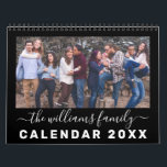 Modern & Elegant Family Quotes 12 Month Photo Calendar<br><div class="desc">This trendy and very elegant 12 month calendar allows you to personalise the front cover and each month with a photo of your choice. You can also easily change the wording on each page by using the template boxes provided.</div>