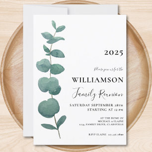 Modern Elegant Family Reunion Invitation