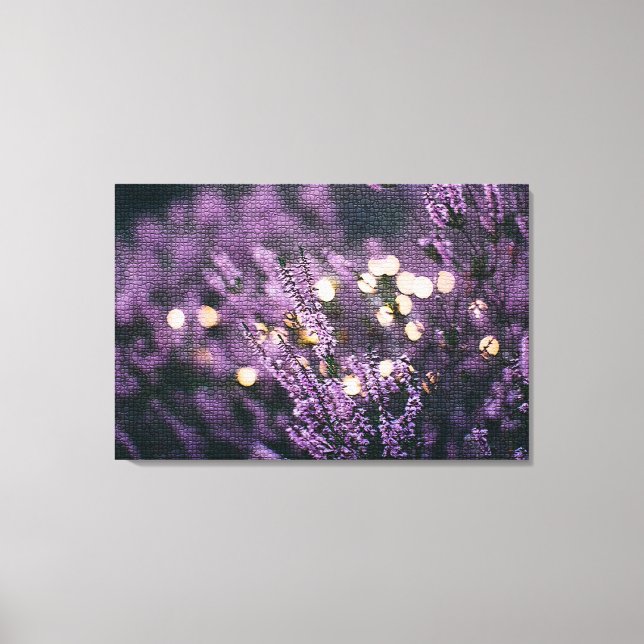 Modern Elegant Floral Canvas Print (Front)