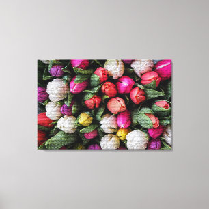 Modern Elegant Floral Canvas Print