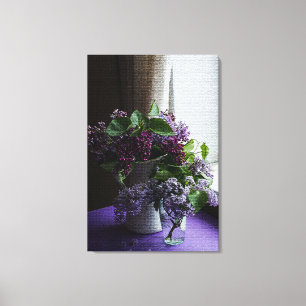Modern Elegant Floral Canvas Print