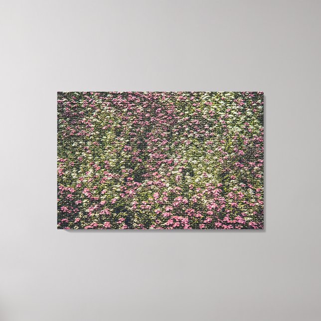 Modern Elegant Floral Canvas Print (Front)