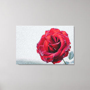 Modern Elegant Floral Canvas Print