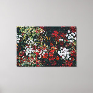 Modern Elegant Floral Canvas Print