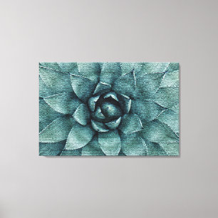 Modern Elegant Floral Canvas Print