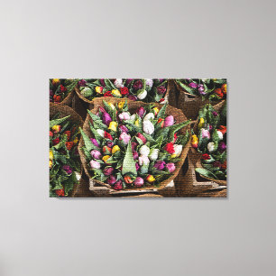 Modern Elegant Floral Canvas Print