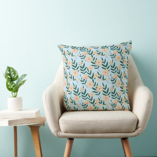Modern Elegant Floral  Cushion
