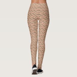 Modern Elegant Floral Pattern  Leggings