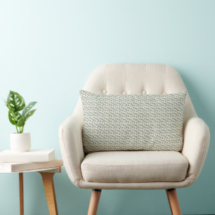 Modern Elegant Floral Pattern  Lumbar Cushion