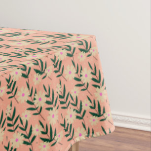 Modern Elegant Floral Pattern Tablecloth
