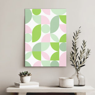 Modern Elegant Geometric Abstract Minimalist Art Canvas Print