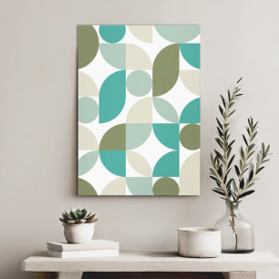 Modern Elegant Geometric Abstract Minimalist Art Canvas Print