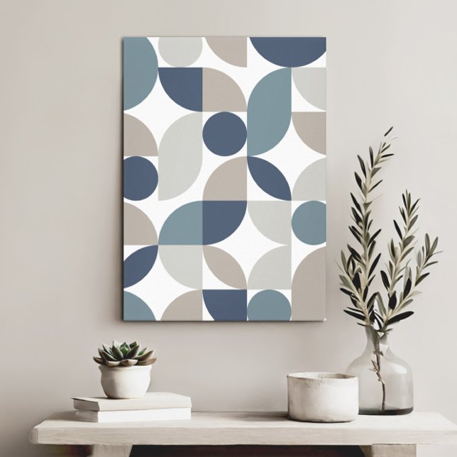 Modern Elegant Geometric Abstract Minimalist Art Canvas Print (Creator Uploaded)