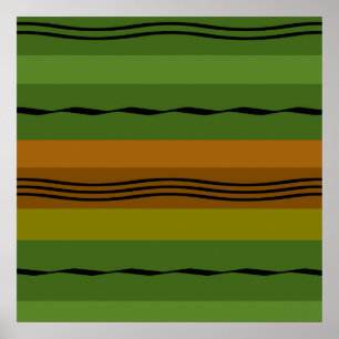 Modern elegant geometric pattern poster