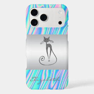Modern Elegant Girly, Cat Holographic