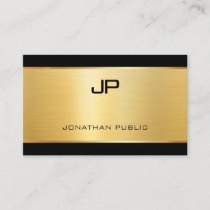 Modern Elegant Glamour Gold Luxurious Template Business Card