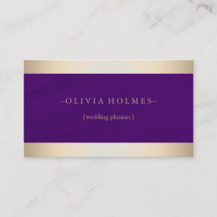 Modern Elegant Gold Foil Metal Professional Busine Business Card