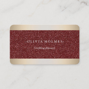 Modern Elegant Gold Foil Metal Professional Business Card