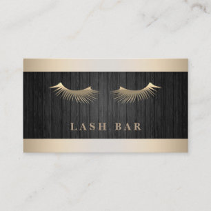 Modern Elegant Gold Foil Metal Professional Business Card