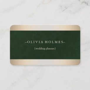 Modern Elegant Gold Foil Metal Professional Business Card