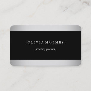 Modern Elegant Gold Foil Metal Professional Business Card
