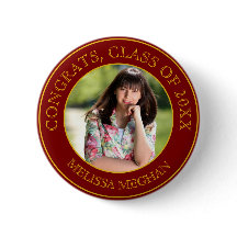 Modern Elegant Gold Typography Graduate Photo Gift