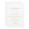 Modern Elegant Gold Wedding Welcome Letter