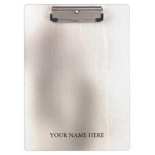 Modern Elegant Gradient Ombre Personalised Clipboard