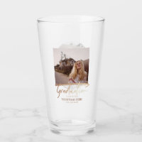 Modern Elegant Graduation 2 Photos Favor Beer