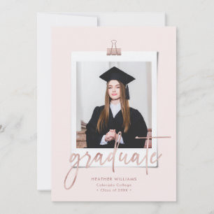 Modern Elegant Graduation Announcement