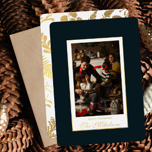 Modern Elegant Green and Gold Christmas