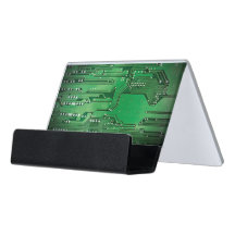 Modern Elegant Green Circuit Board Photo