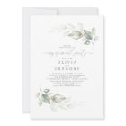 Modern Elegant Greenery Engagement Party