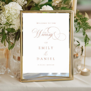 Modern, elegant, handwriting font, wedding poster