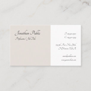 Modern Elegant Handwriting Script Minimalist Business Card