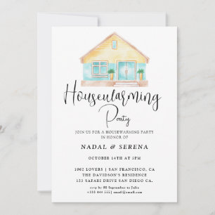 Modern Elegant Housewarming Party Invitation