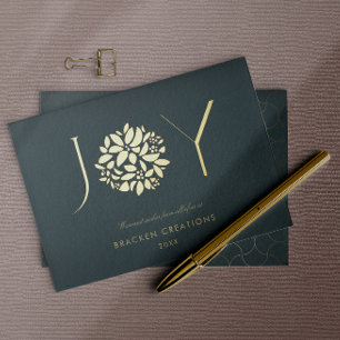 Modern Elegant JOY Corporate Christmas