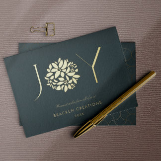Modern Elegant JOY Corporate Christmas